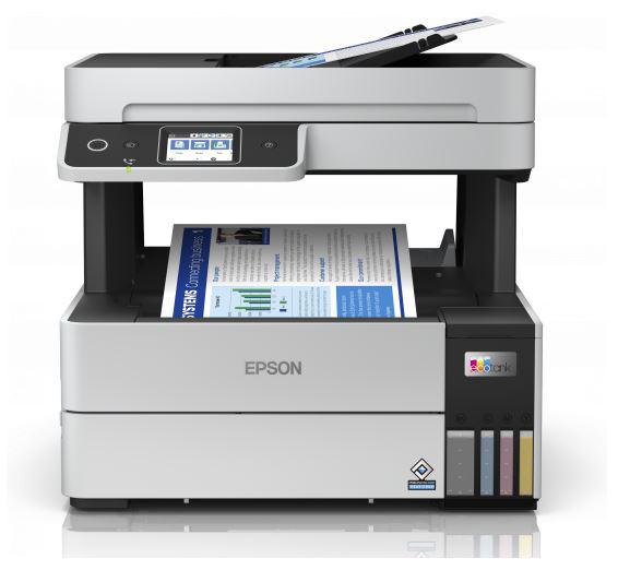 PC, Periferice & Software - Multifunctional inkjet color Epson EcoTank CISS L6490, dimensiune A4