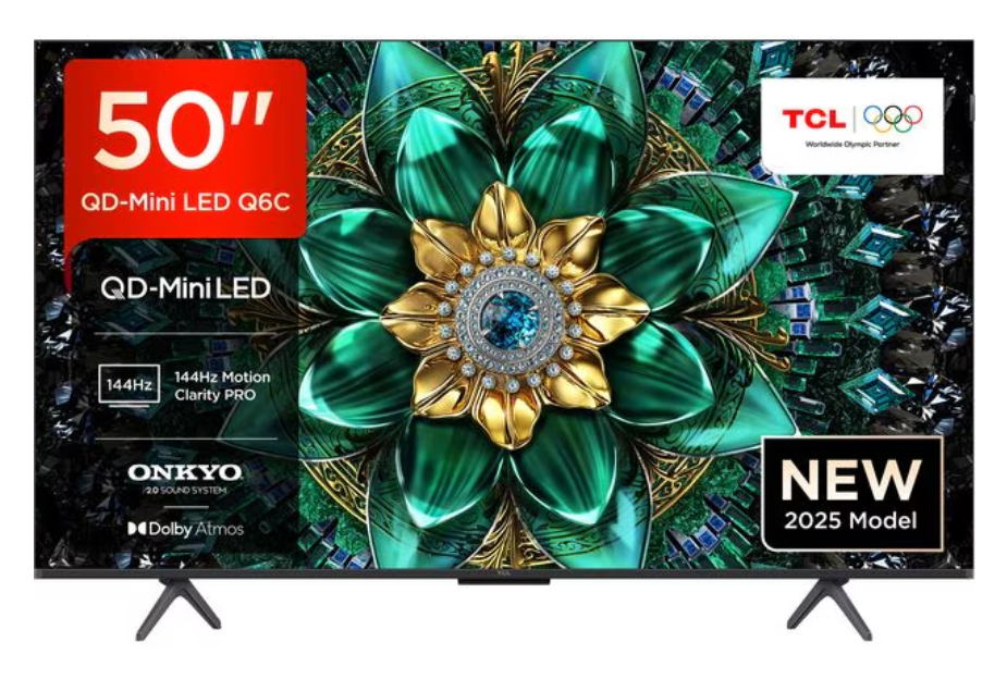 TV, Audio-Video & Foto - Televizor TCL Mini LED 50Q6C, 126 cm, Smart Google TV, 4K