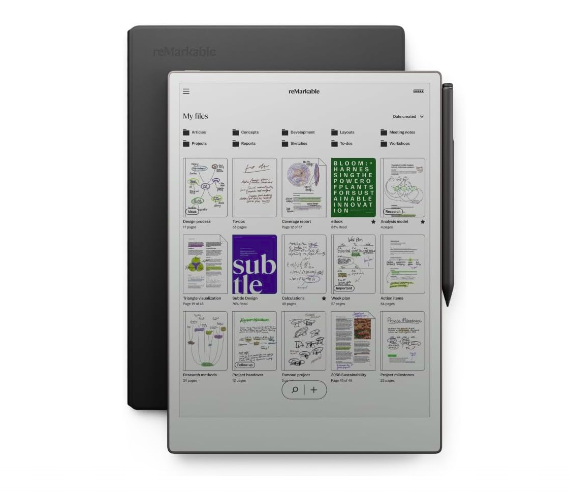 ReMarkable Paper Pro Marker+Folio BkLeat [1]