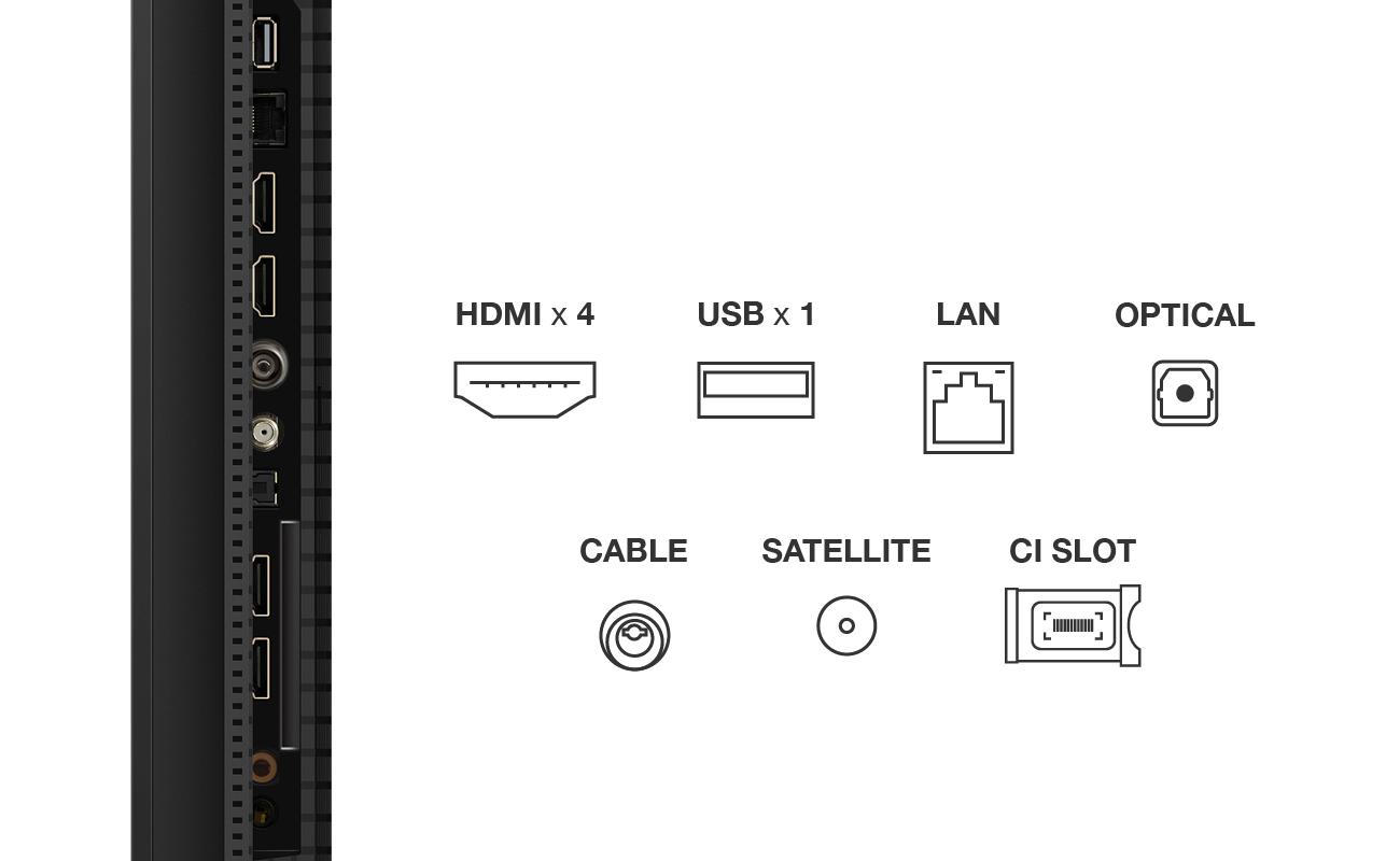 Televizor QD-Mini LED TCL 127 cm, 50C61K, 4K, Smart TV, WiFi, CI+, Negru [5]