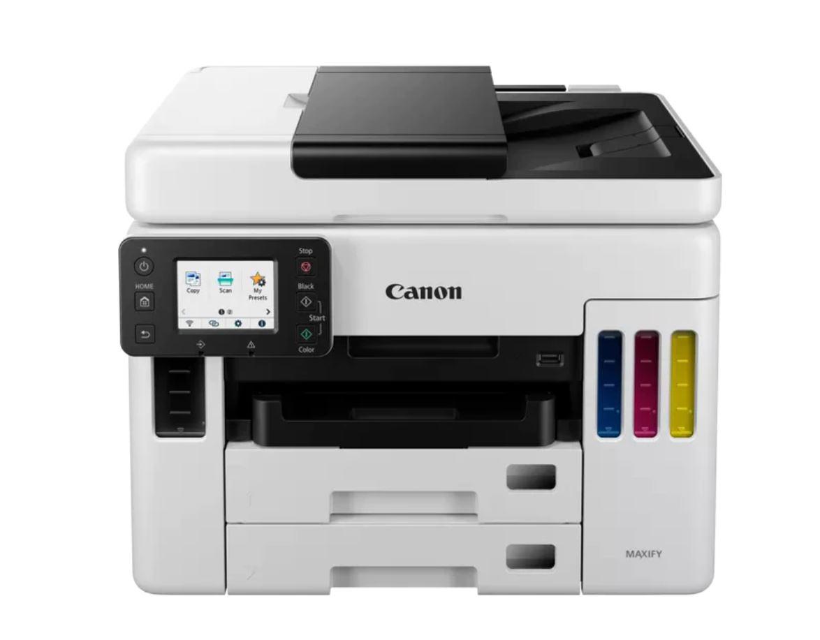Multifunctional inkjet color CISS Canon Maxify GX7040, ( Print, Copy,Scan, Fax, Cloud), dimensiune A4 [2]