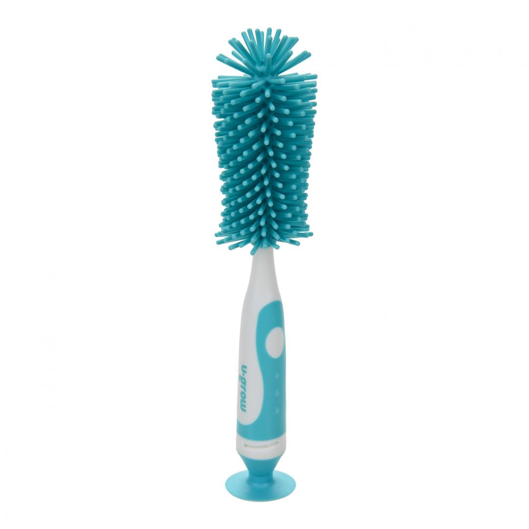 Jucarii, Copii & Bebe - Perie biberoane din silicon, U-Grow