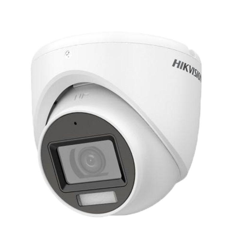 TV, Audio-Video & Foto - Camera de supraveghere Hikvision Turret Smart Hybrid Light ColorVuDS-2CE76D0T- LPFS(2.8mm), 2 MP