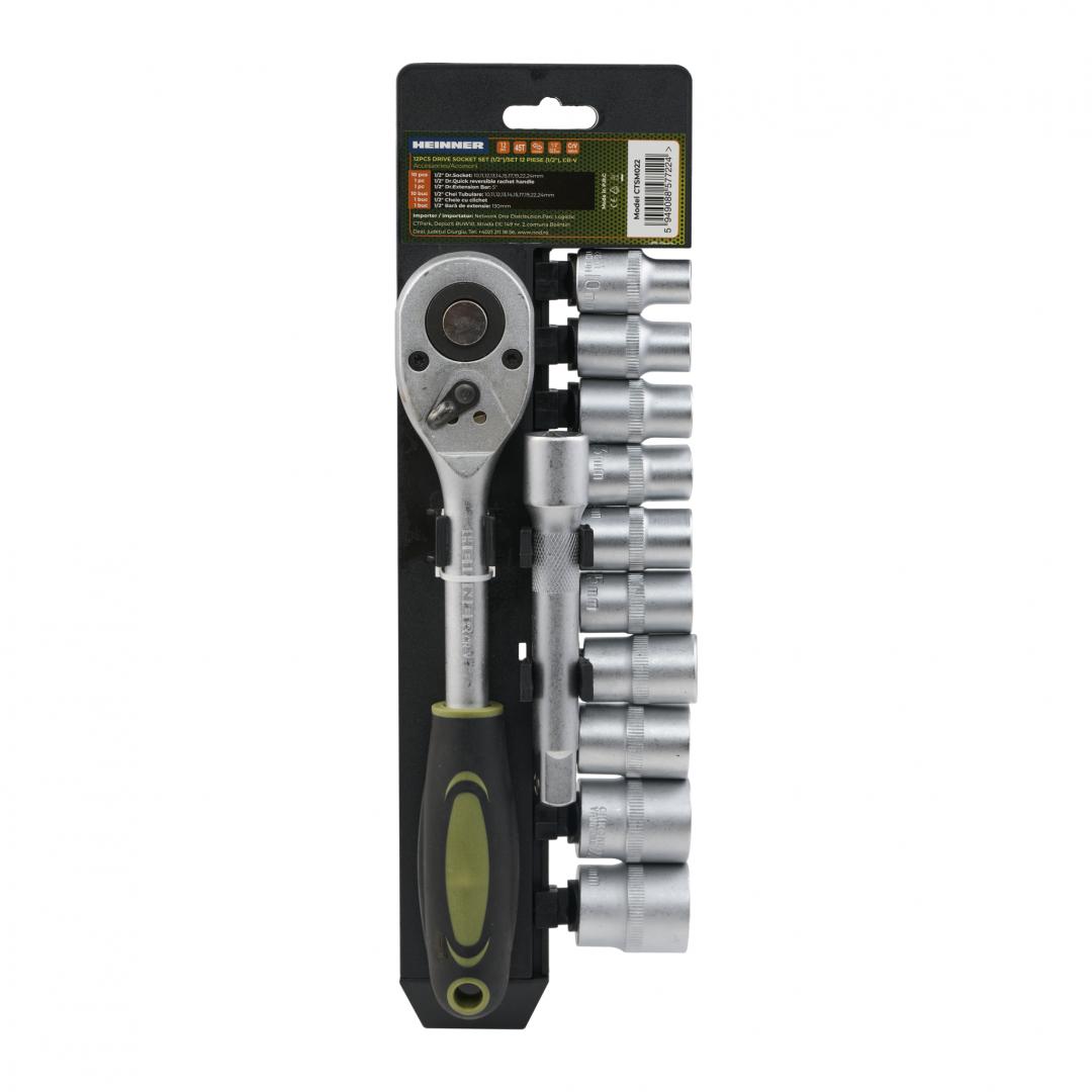 Casa, Gradina & Bricolaj - HR SET 12 PIESE 1/2"+ext. CR-V