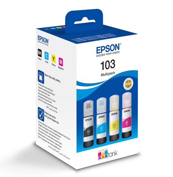 Kit cartuse cerneala Cartus cerneala Epson 103, multipack (cyan,magenta,yellow,black) [1]