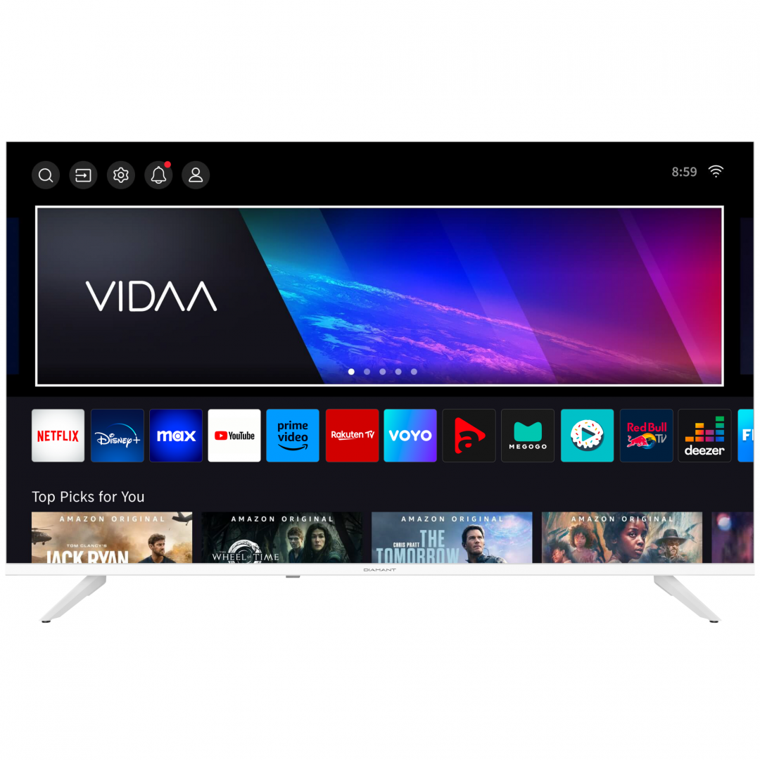 Televizoare - Televizor Diamant LED Smart TV 32HL4331H/C, 80 cm, HD, Alb, VIDAA