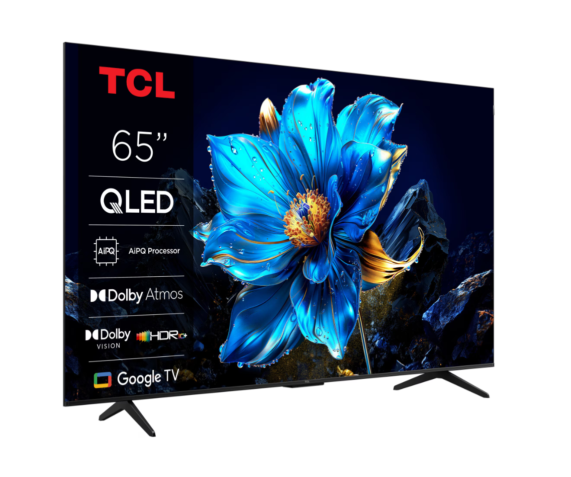 Televizor TCL QLED 65P7K, 164 cm, Smart Google TV, 4K, Clasa F [1]