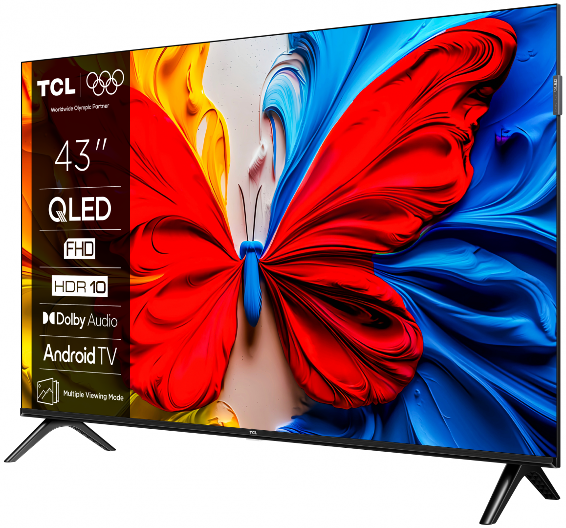 Televizor TCL QLED 43S5K, 108 cm, Smart Android TV, Full HD, Clasa F [2]