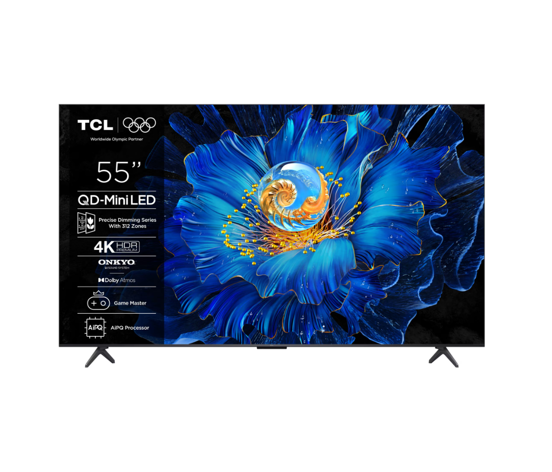 TV, Audio-Video & Foto - Televizor TCL Mini LED 55C6KS, 139 cm, Smart Google TV, 4K, Clasa F