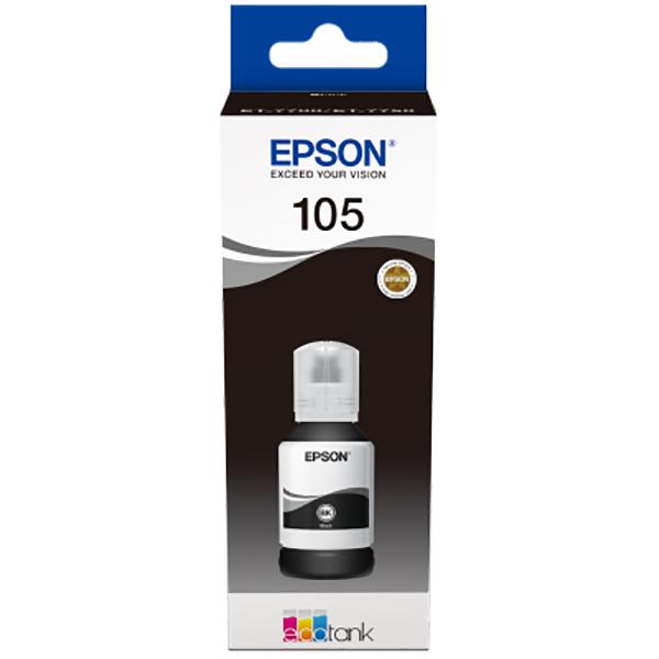 PC, Periferice & Software - Cartus cerneala Epson 105 EcoTank BLACK INK BOTTLE