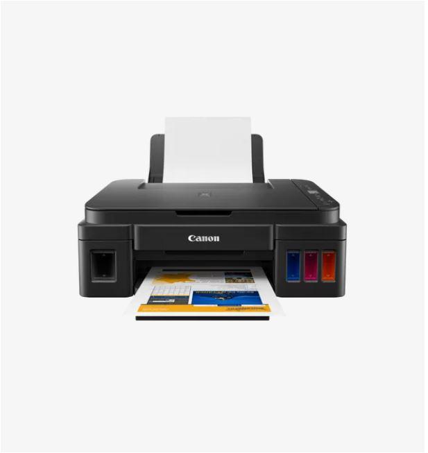 PC, Periferice & Software - Multifunctional inkjet color CISS Canon PIXMA G2410, dimensiune A4