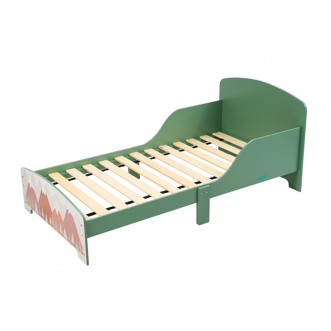 Mobilier camera copii - Pat Junior Green Forest, U-Grow