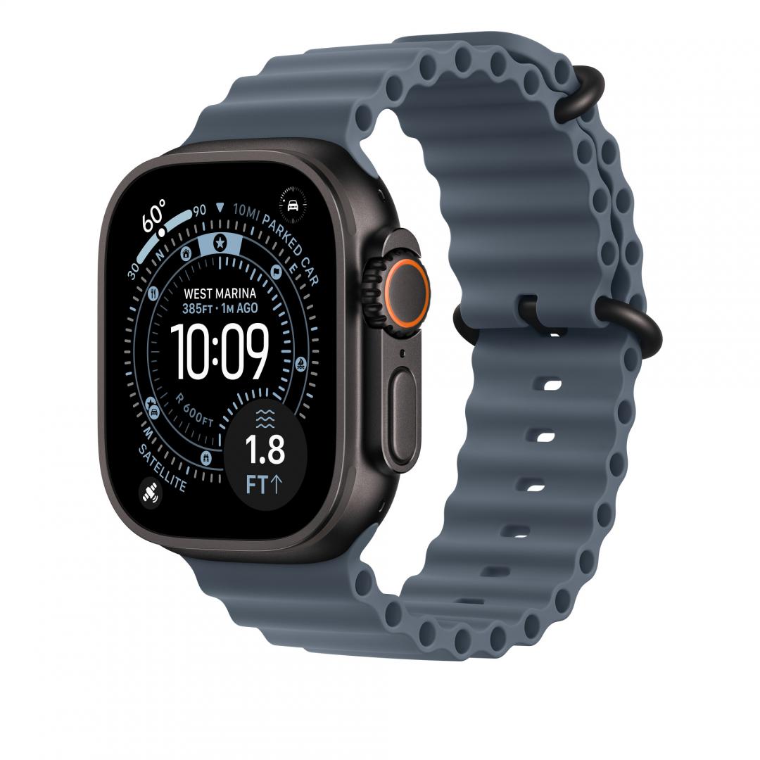 Curea pentru Apple Watch 49mm, OCEAN ANCH BLUE BK TITAN XL [2]