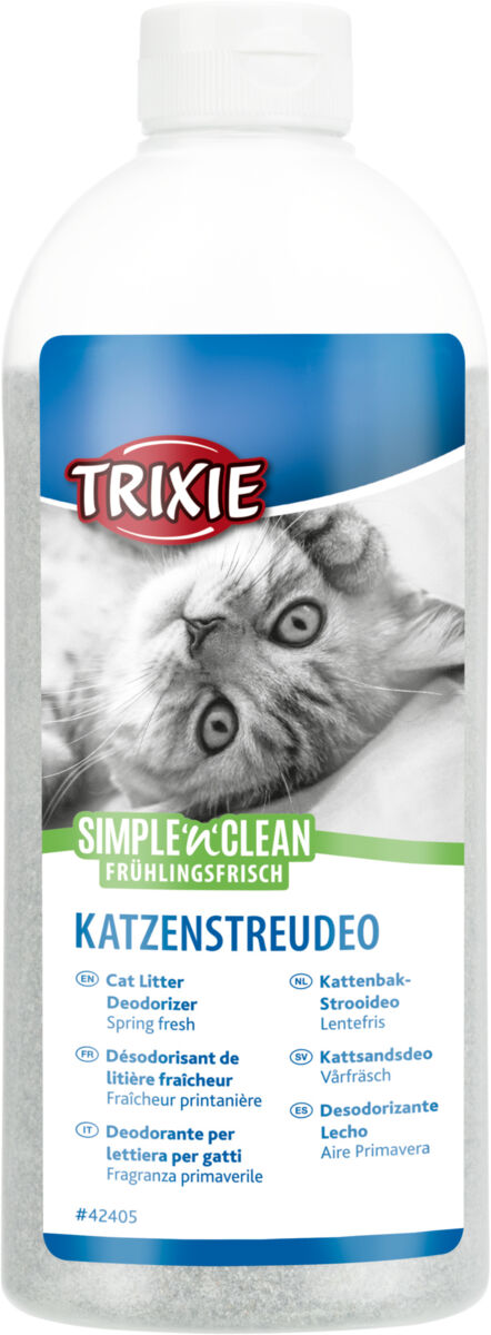 Igiena animale de companie - Odorizant Litiera, Simple'n'Clean, Spring Fresh, 750 g