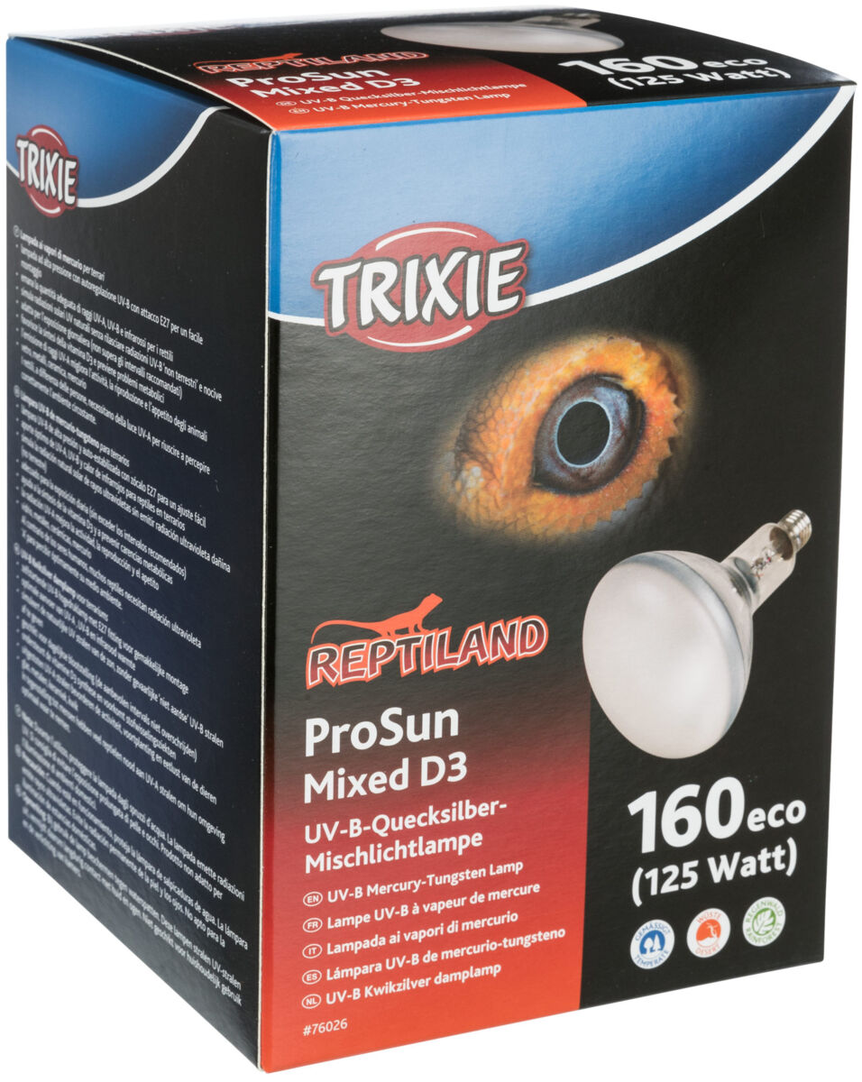 Produse iluminat acvarii - Lampa UV-B Pentru Terariu, Mixta ProSun D3 Tungsten, 125W