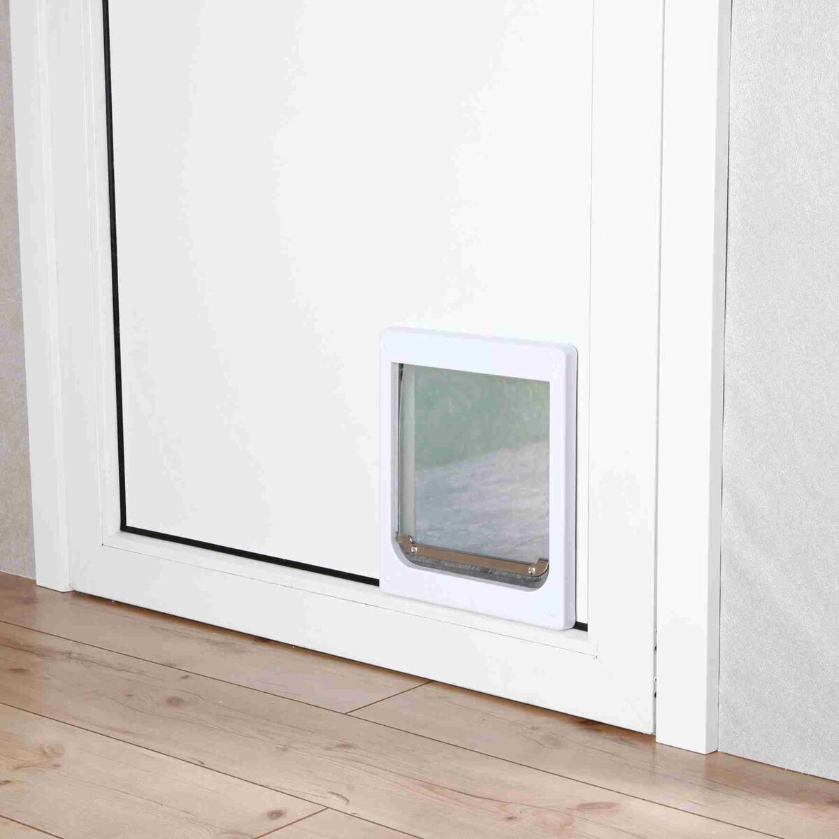 Usa Batanta pentru Caini, 2-Way, XSS: 25 x 29 cm, Alb [1]