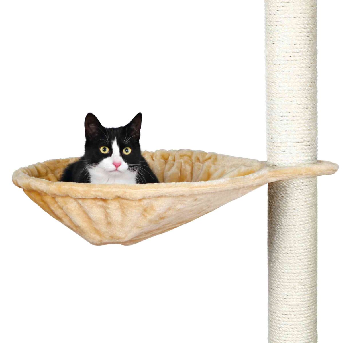 Petshop - Hamac Mare Pentru Ansamblu de joaca, 45 cm, Pana la 5.5 kg, Bej