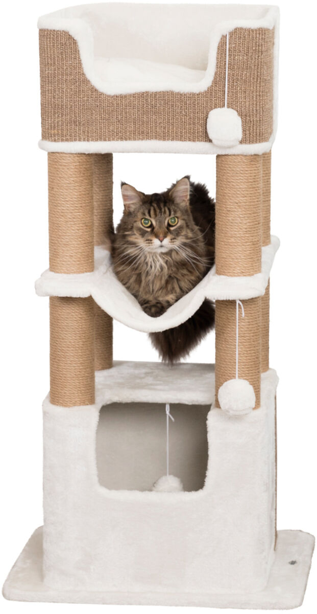 Petshop - Ansamblu de joaca, Lucano XXL, 58 x 48 cm/ h: 110 cm, Alb/Taupe