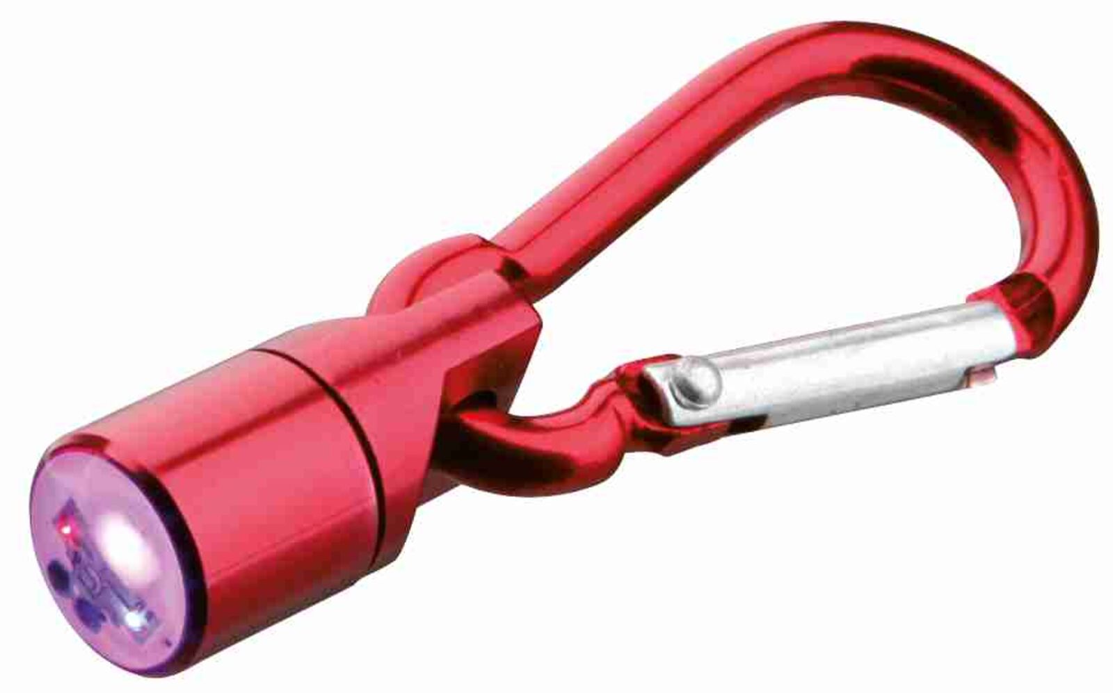 Flasher Cu Carabiniera Pentru Zgarda Cainilor, Metal,1 cm, Diverse Culori [2]