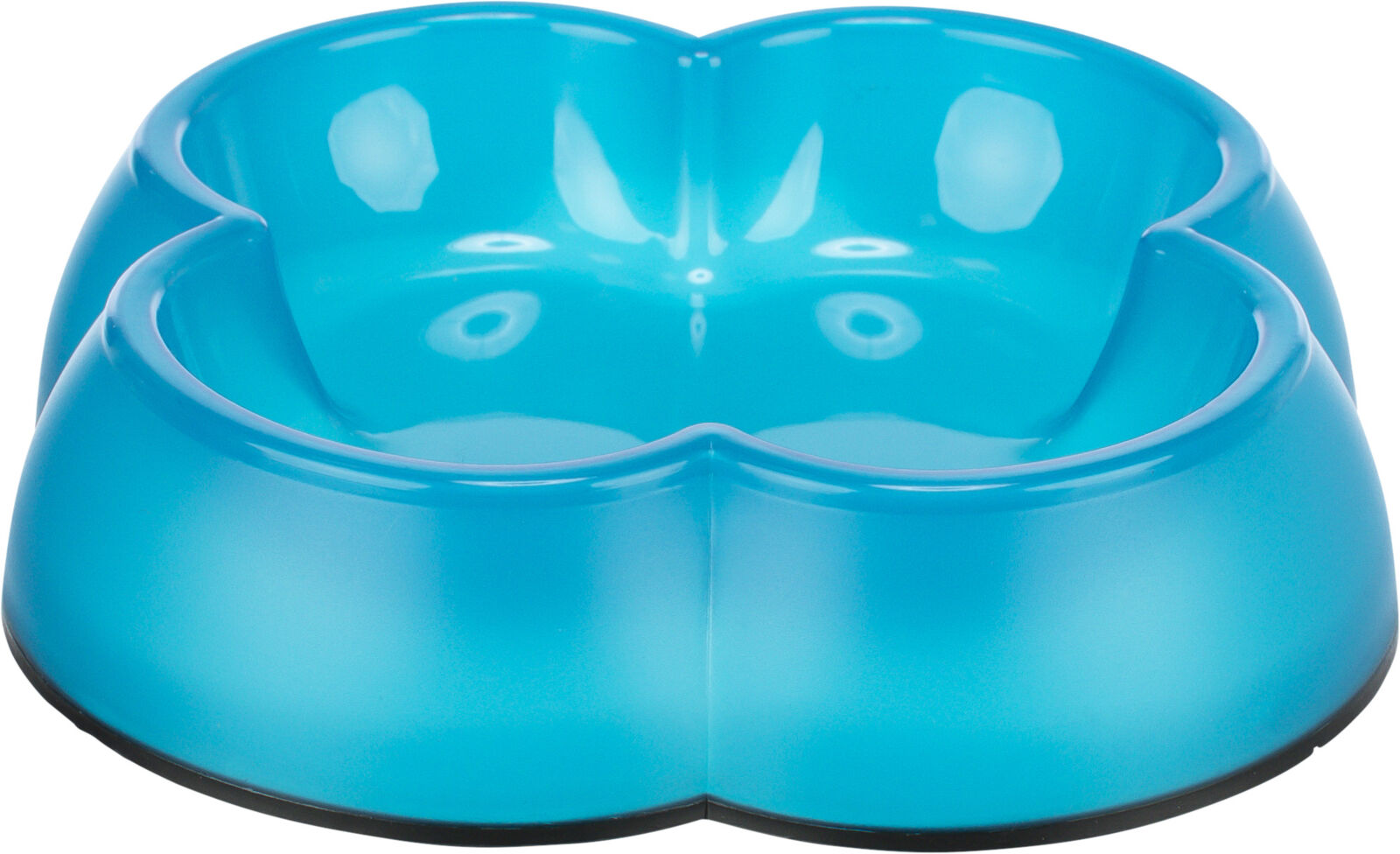 Petshop - Castron Plastic Pentru Pisici, Antiderapant, Transparent, 0.25 l/14 cm, Diverse Culori