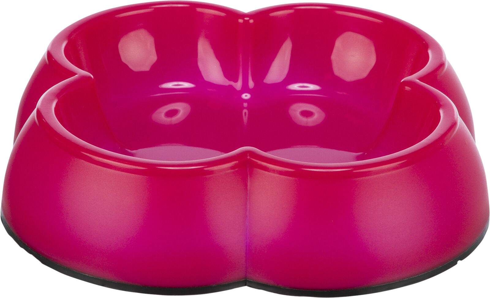 Castron Plastic Pentru Pisici, Antiderapant, Transparent, 0.25 l/14 cm, Diverse Culori [2]