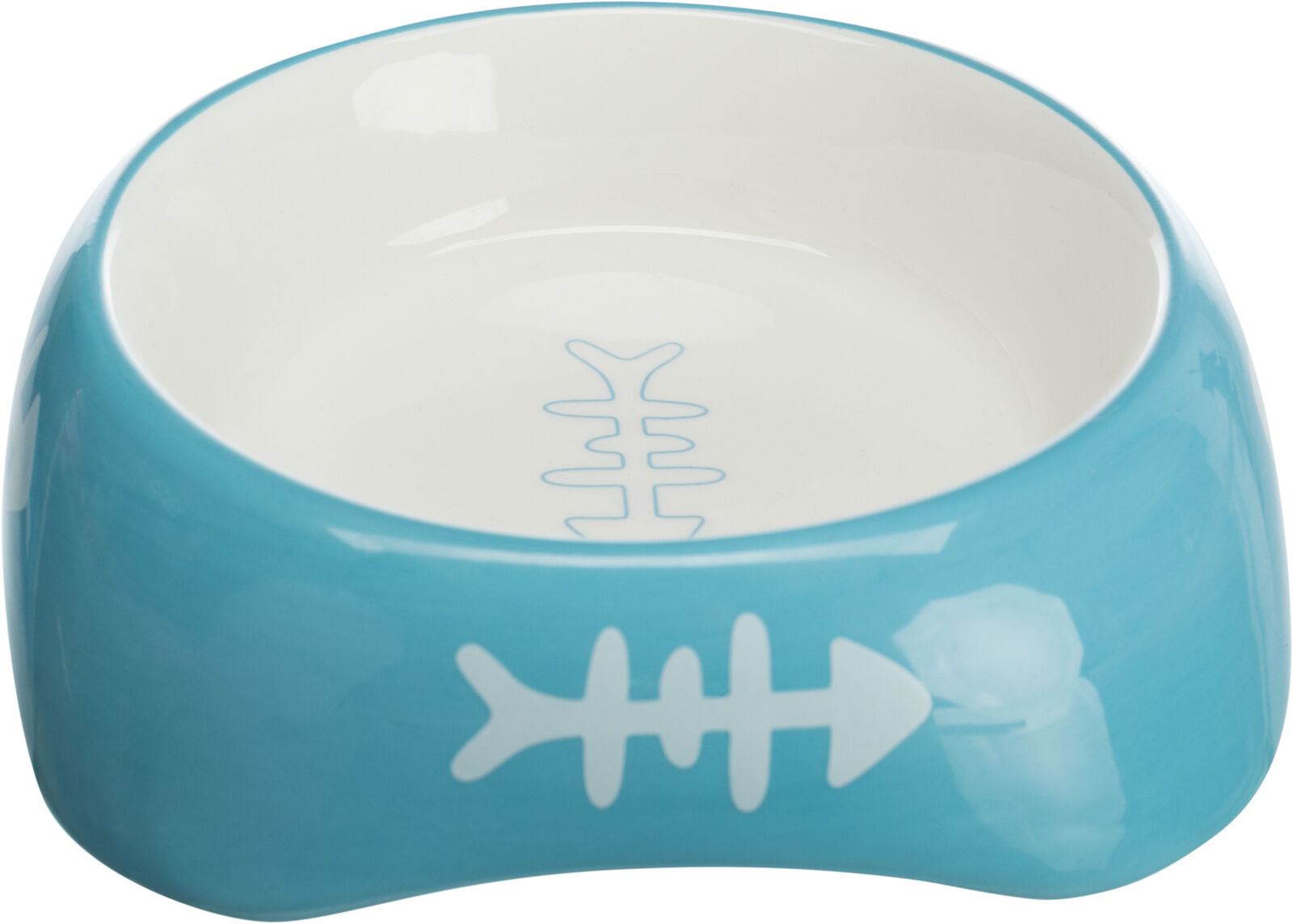 Castron Ceramic Pentru Pisici, 0.2 l/13 cm, Diverse Culori [3]