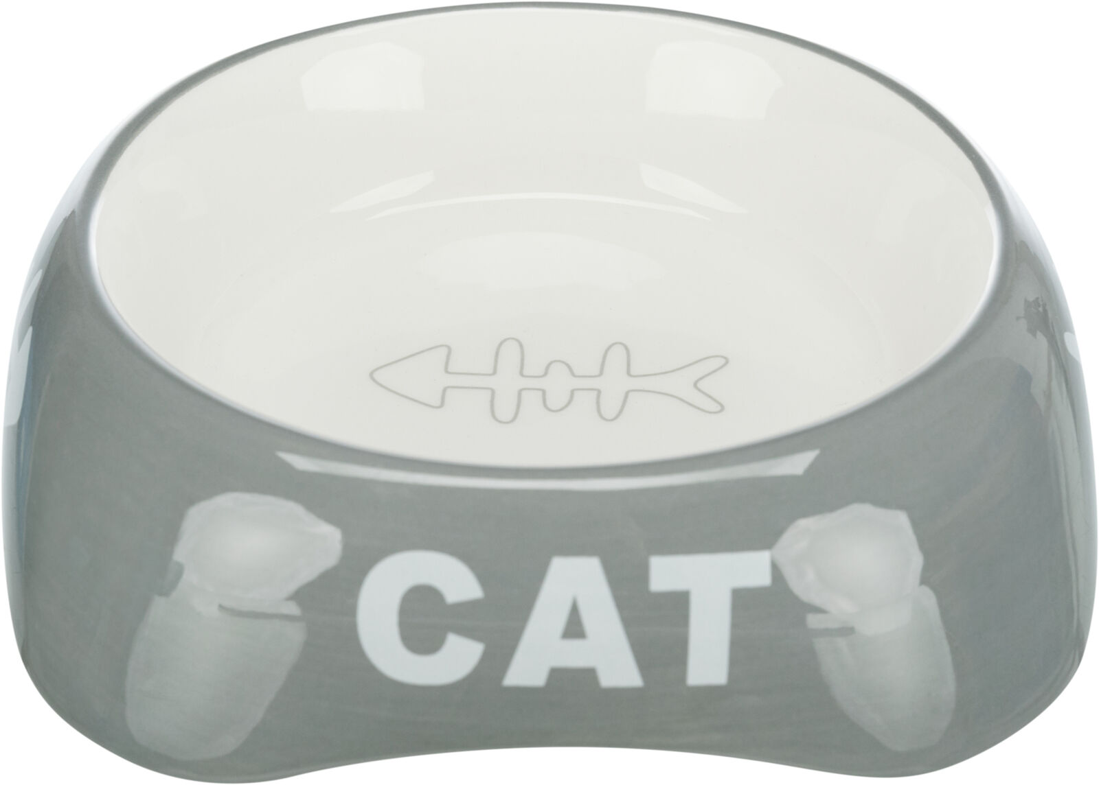 Castron Ceramic Pentru Pisici, 0.2 l/13 cm, Diverse Culori [1]
