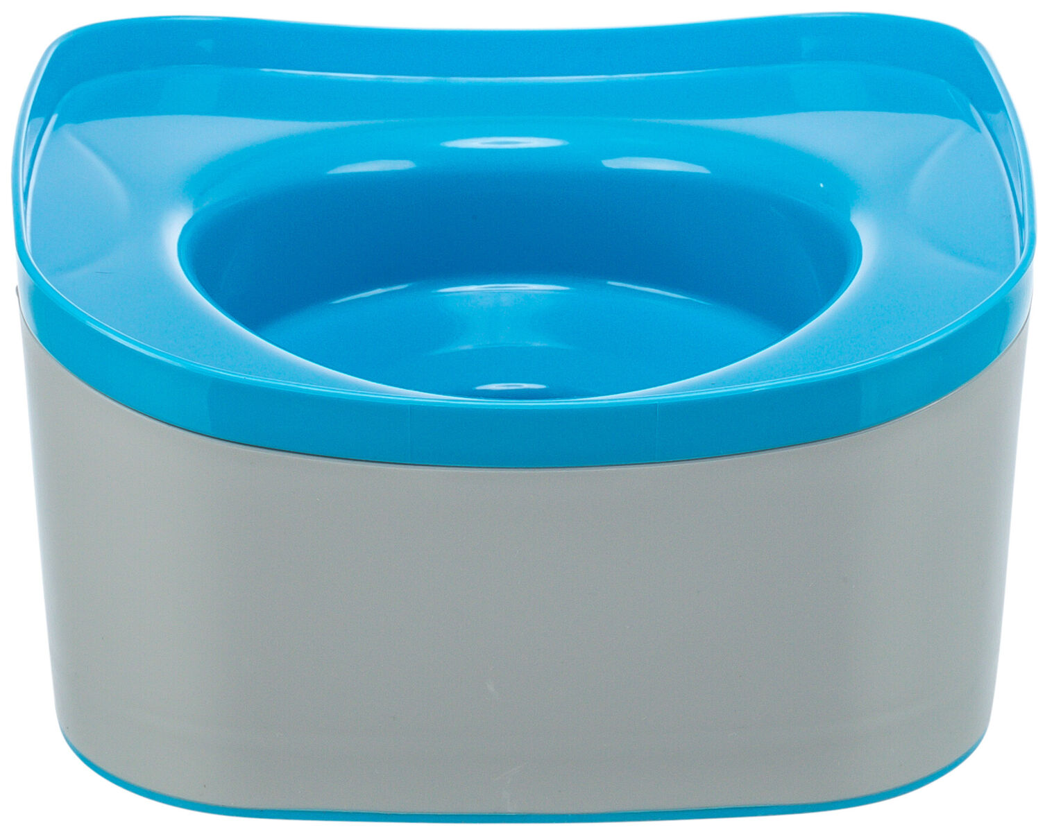 Castroane si adapatori animale - Castron pentru Calatorie, Strong, Plastic, 21 x 11 x 21 cm, Gri/Petrol
