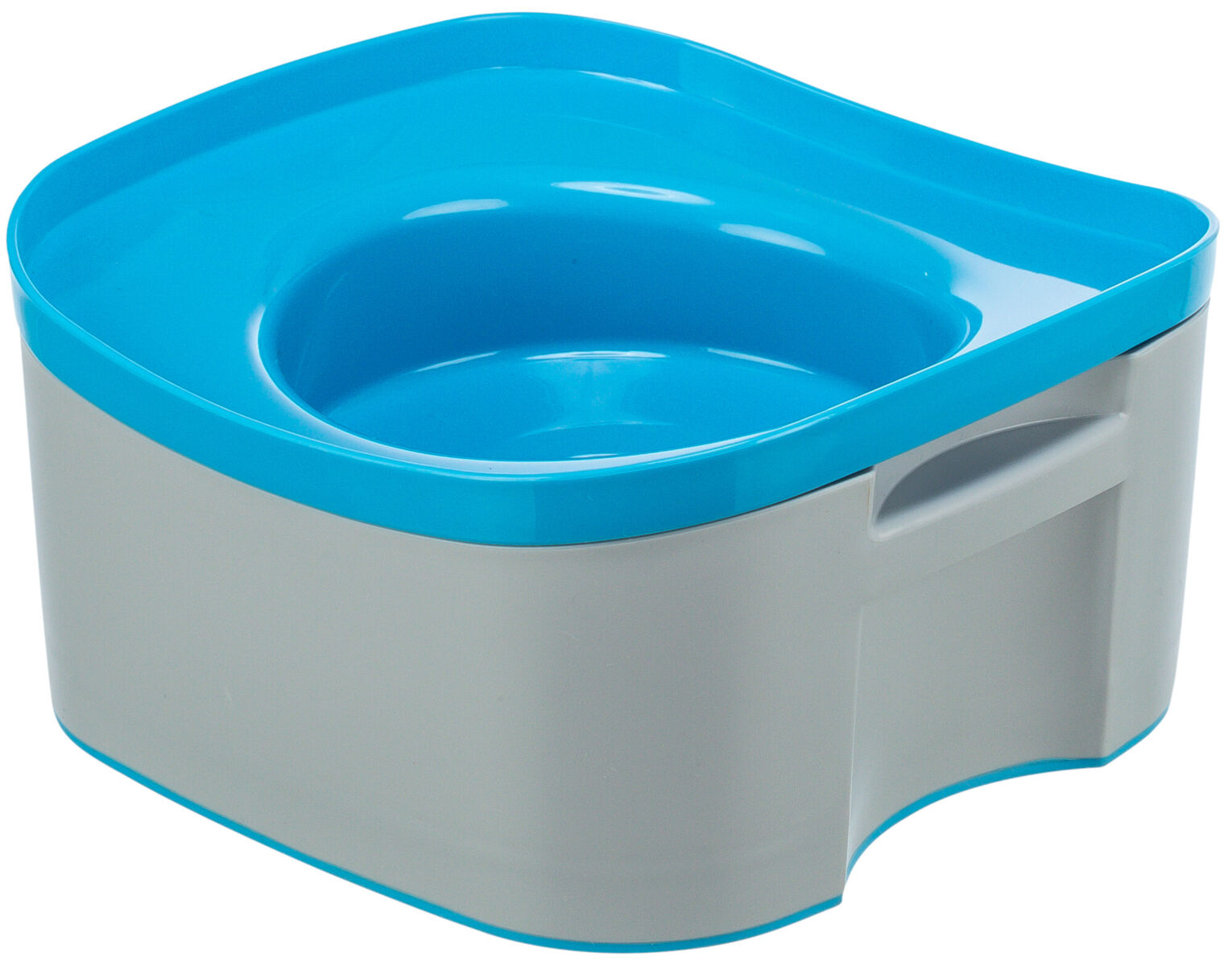 Castron pentru Calatorie, Strong, Plastic, 21 x 11 x 21 cm, Gri/Petrol [1]