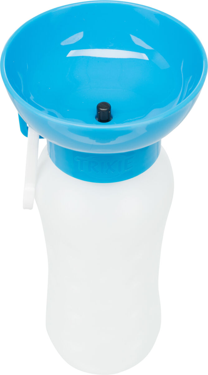 Accesorii animale de companie - Adapator Cu Castron, Plastic, Portabil, 550 ml, Diverse Culori