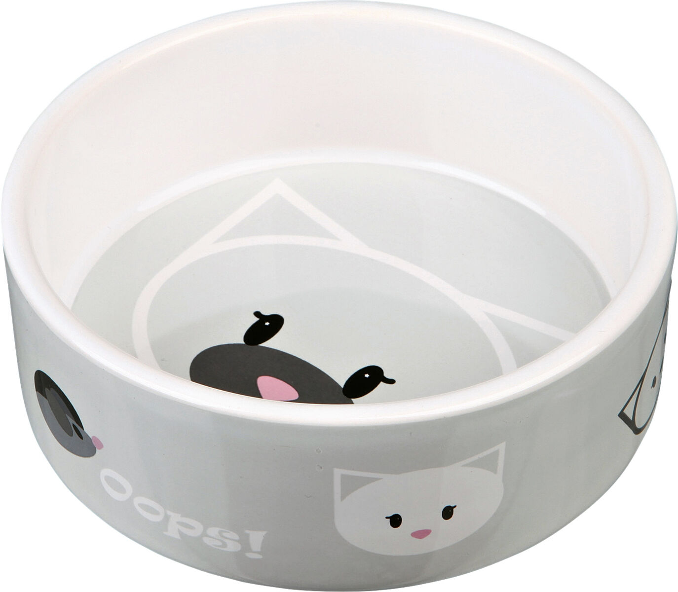 Petshop - Castron Ceramic Mimi, Pentru Pisici, 0.3 l/12 cm, Diverse Culori