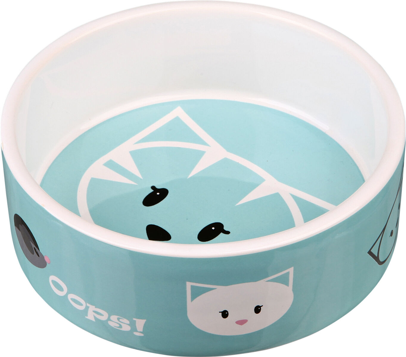 Castron Ceramic Mimi, Pentru Pisici, 0.3 l/12 cm, Diverse Culori [1]