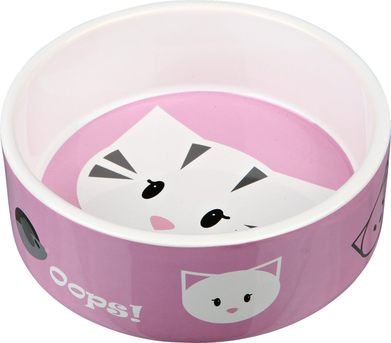 Castron Ceramic Mimi, Pentru Pisici, 0.3 l/12 cm, Diverse Culori [2]