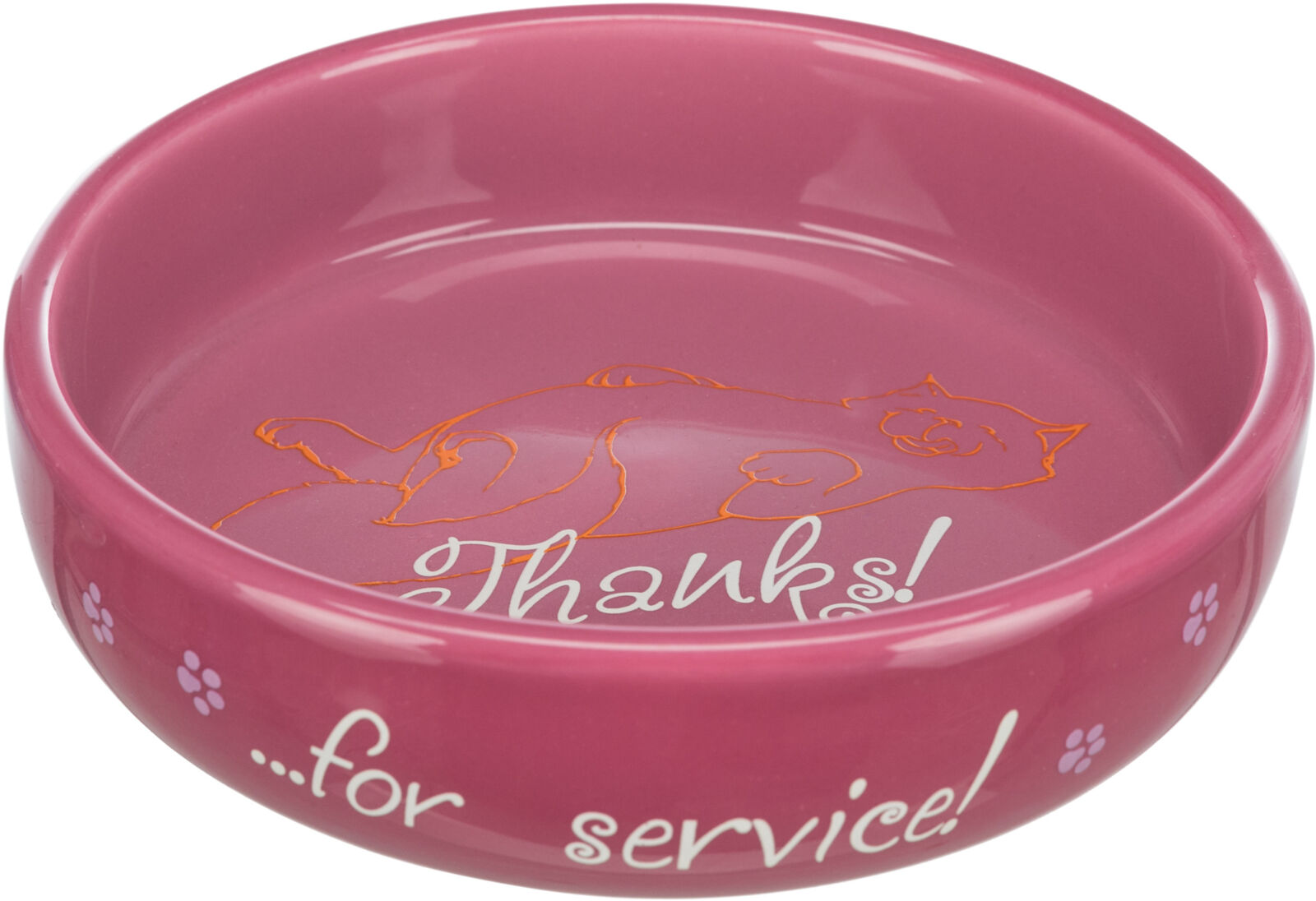Castroane si adapatori animale - Castron Ceramic Pentru Pisici, 0.3 l/15 cm, Diverse Culori