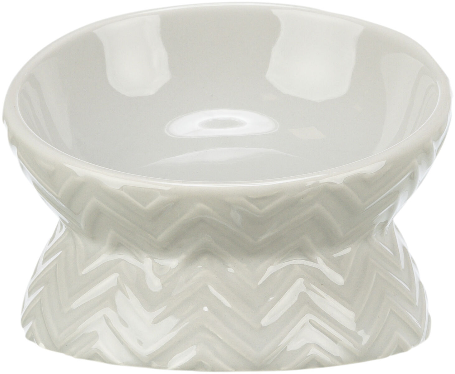 Castron Ceramic, Ridicat, Forma Ergonomica, 0.15 l/Ã¸ 13 cm, Taupe Deschis [1]