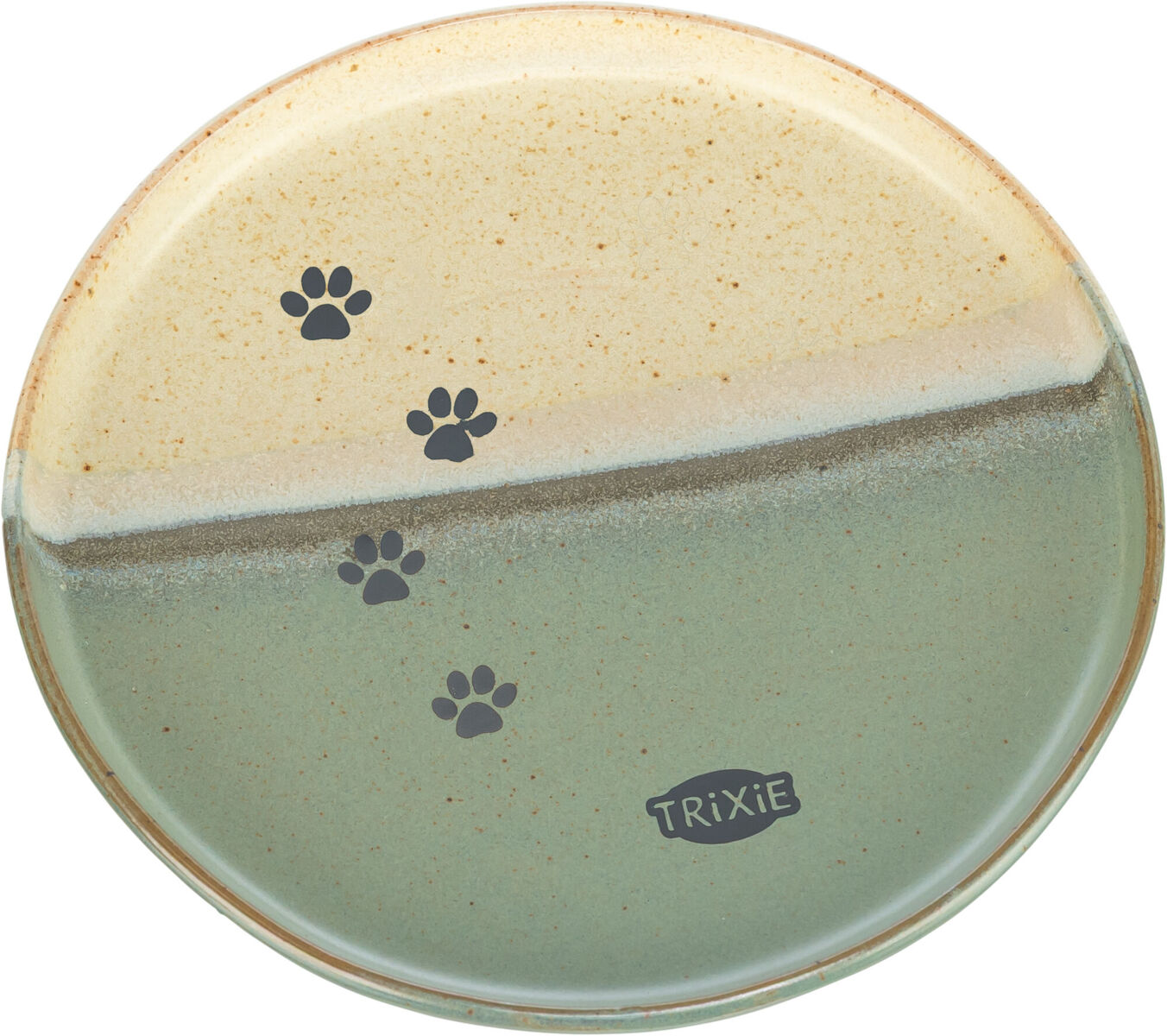 Castron Ceramic, 0.2L/16 cm, Verde/Bej [1]
