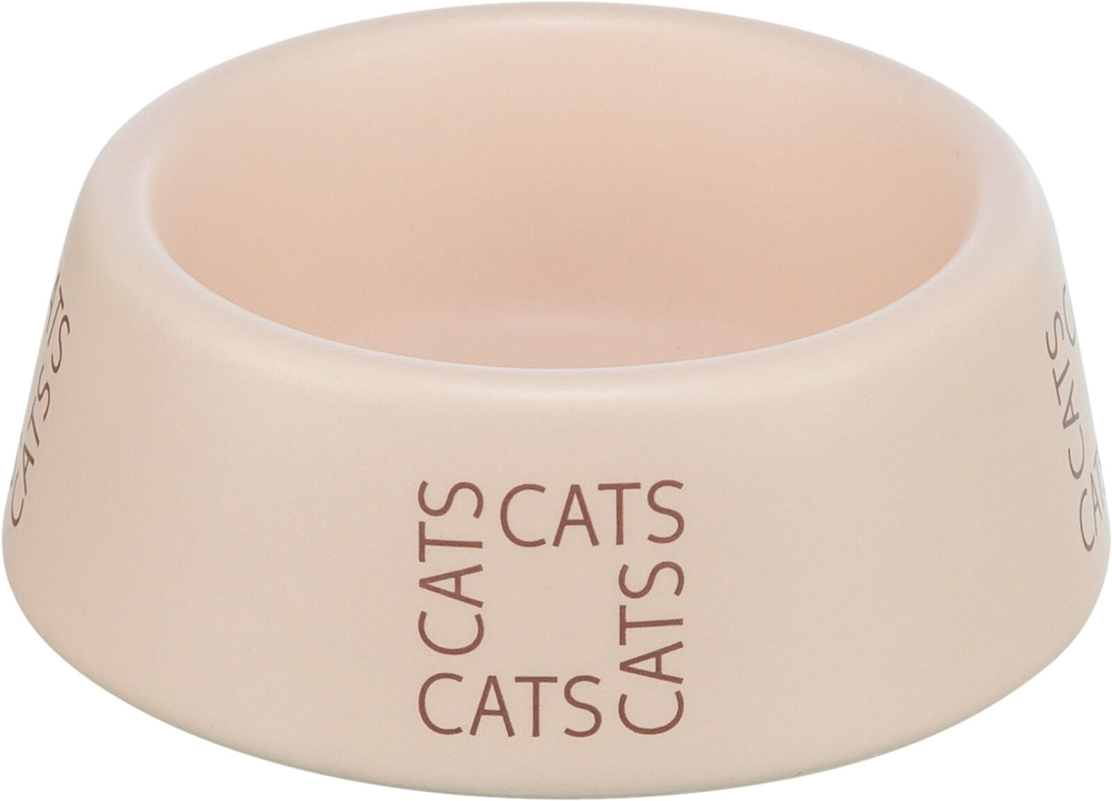 Castron Ceramic Pentru Pisici, 0.15 l/ 12 cm, Roz [1]