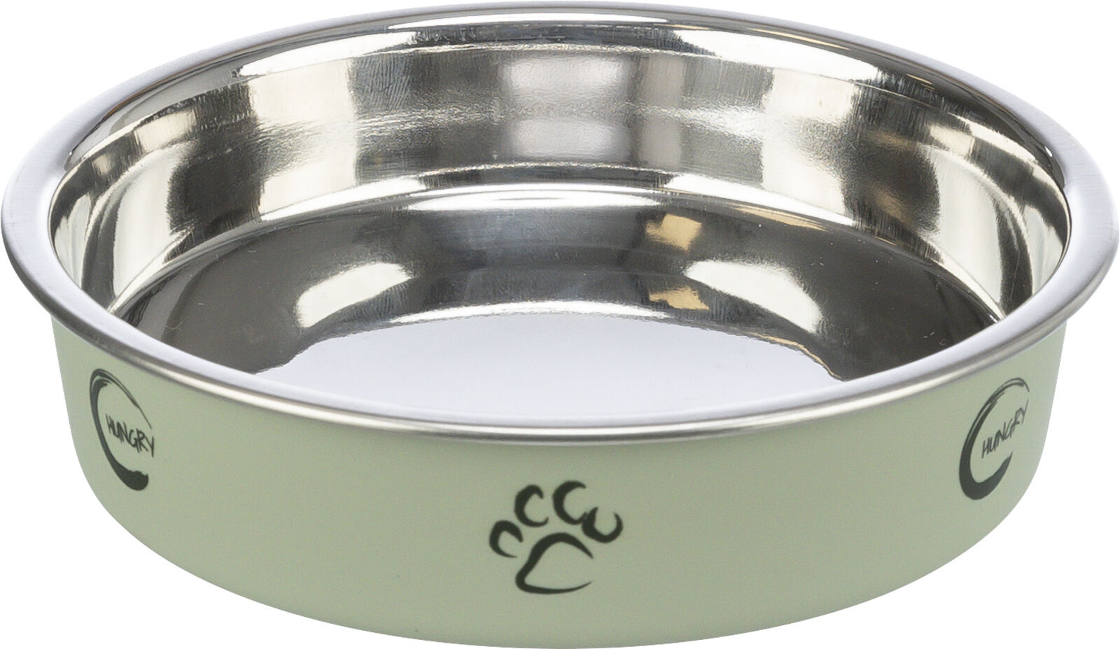 Castroane si adapatori animale - Castron Inox cu Invelis din Plastic, 0.25 l/13 cm, Diverse Culori