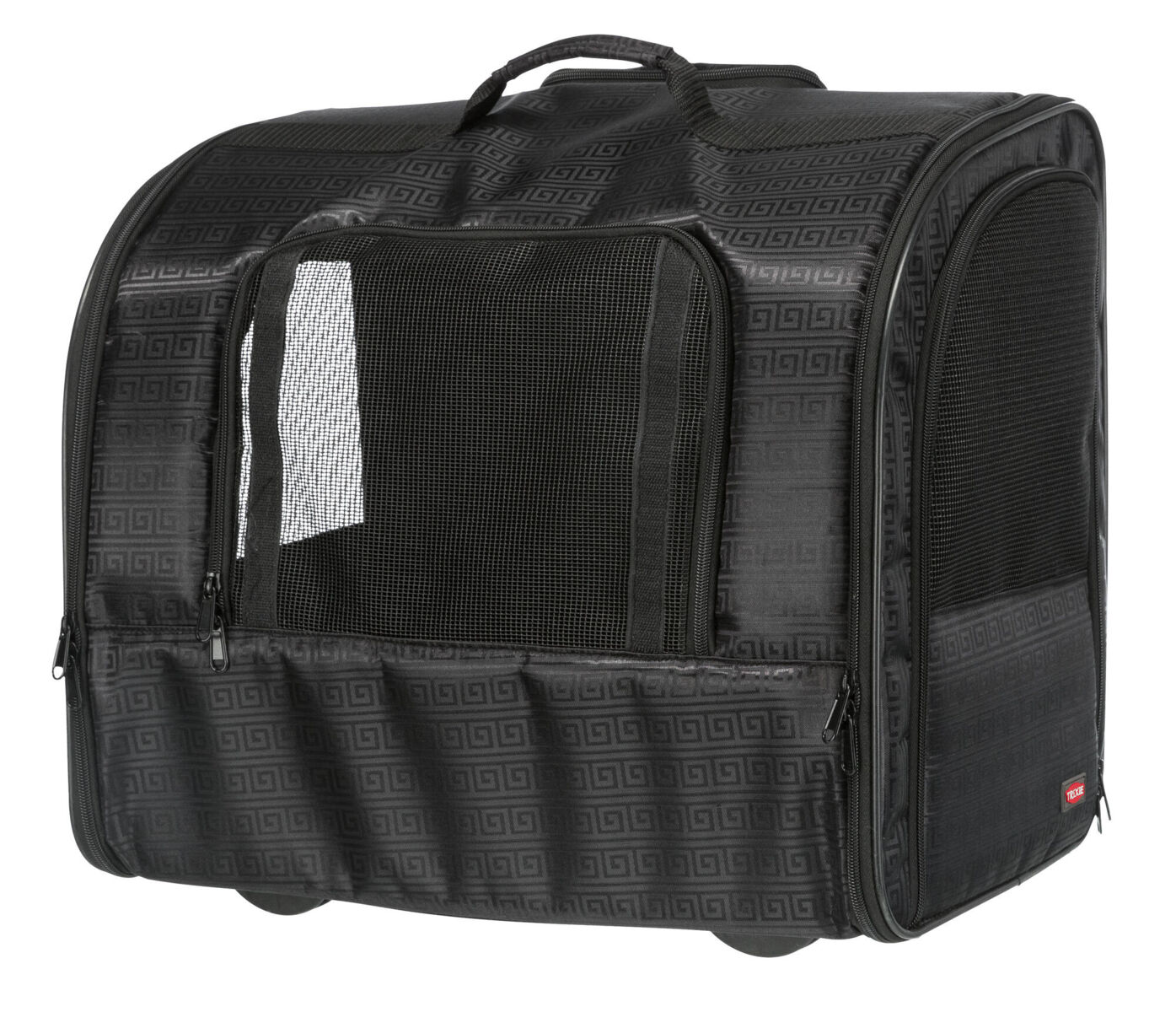 Petshop - Geanta de Transport, Troler Elegance, 45 x 41 x 31 cm, Pana la 10 kg, Negru