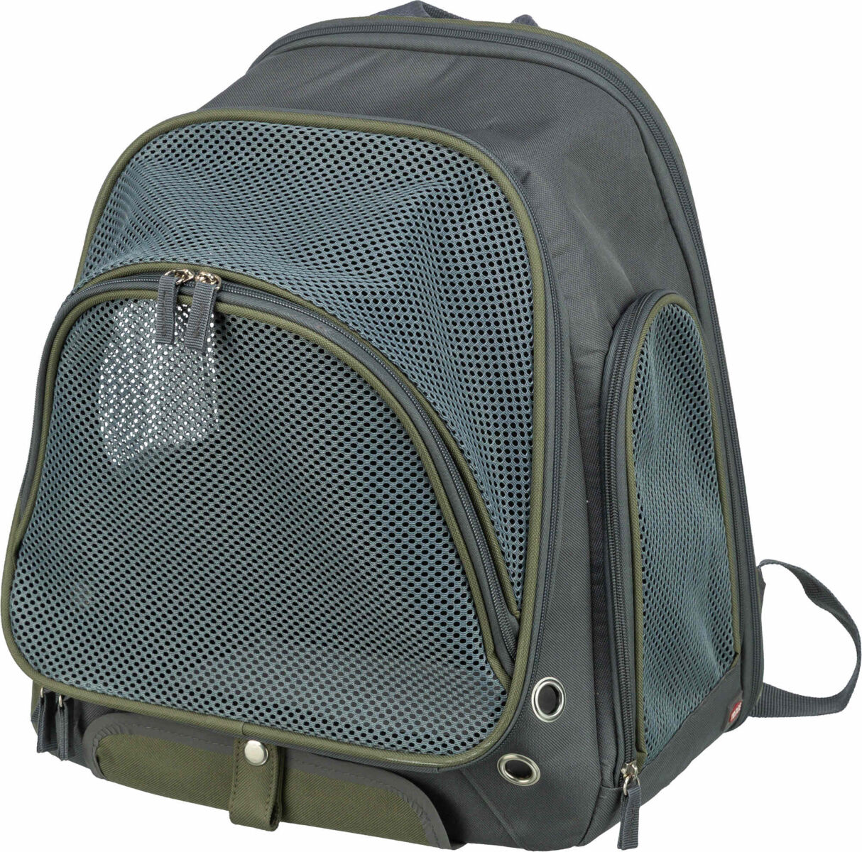 Petshop - Rucsac de Transport, Lyla, 34 x 22 x 42 cm, Pana la 8 kg, Gri/Albastru