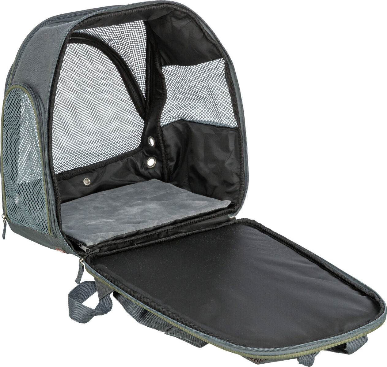 Rucsac de Transport, Lyla, 34 x 22 x 42 cm, Pana la 8 kg, Gri/Albastru [3]