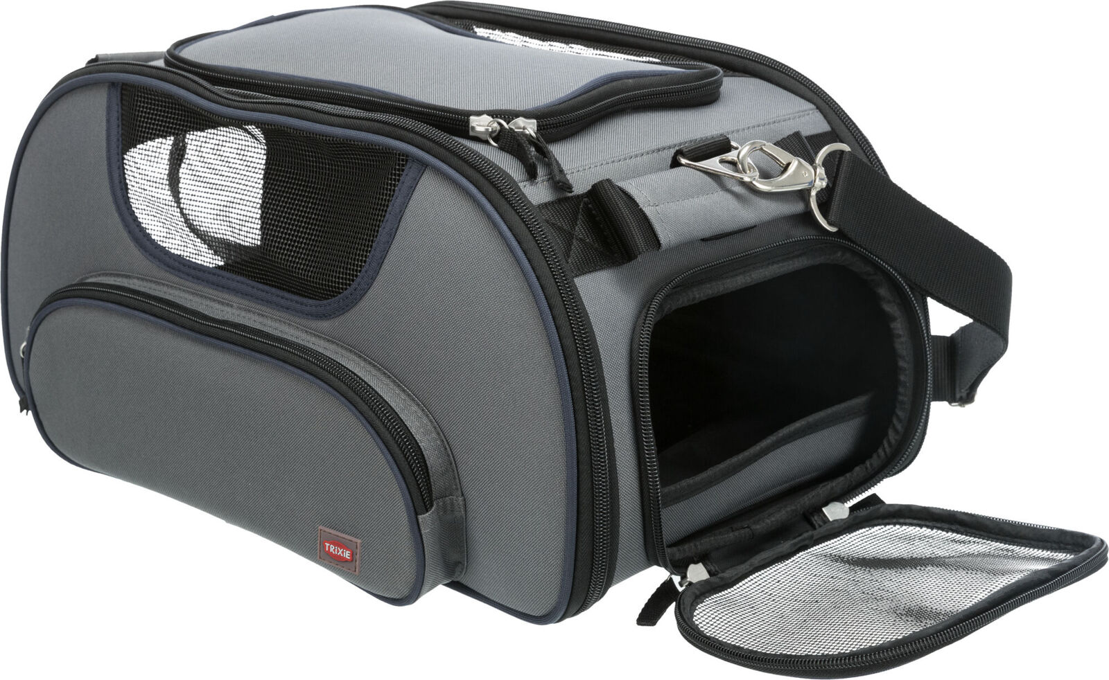 Geanta de Transport, Airline Wings, 28 x 23 x 46 cm, Pana la 20 kg, Gri/Albastru [1]