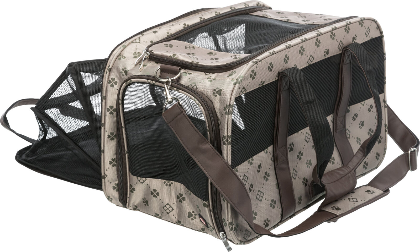 Geanta de Transport, Maxima, Extensibila, 33 x 32 x 54 cm, Pana la 8 kg, Bej/Maro [1]