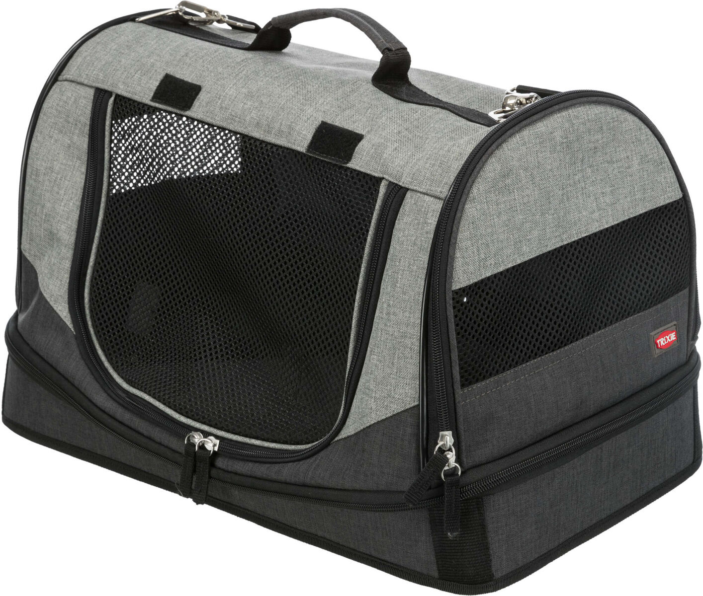 Geanta de Transport, Holly, 30 x 30 x 50 cm, Pana la 15 kg, Negru/Gri [1]