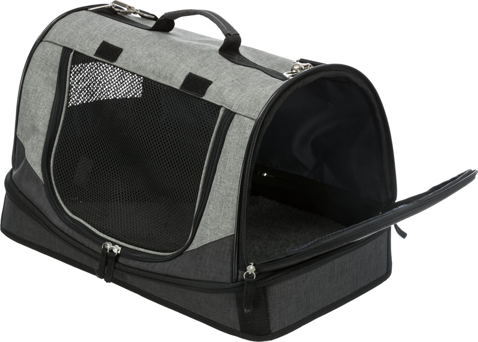 Geanta de Transport, Holly, 30 x 30 x 50 cm, Pana la 15 kg, Negru/Gri [2]