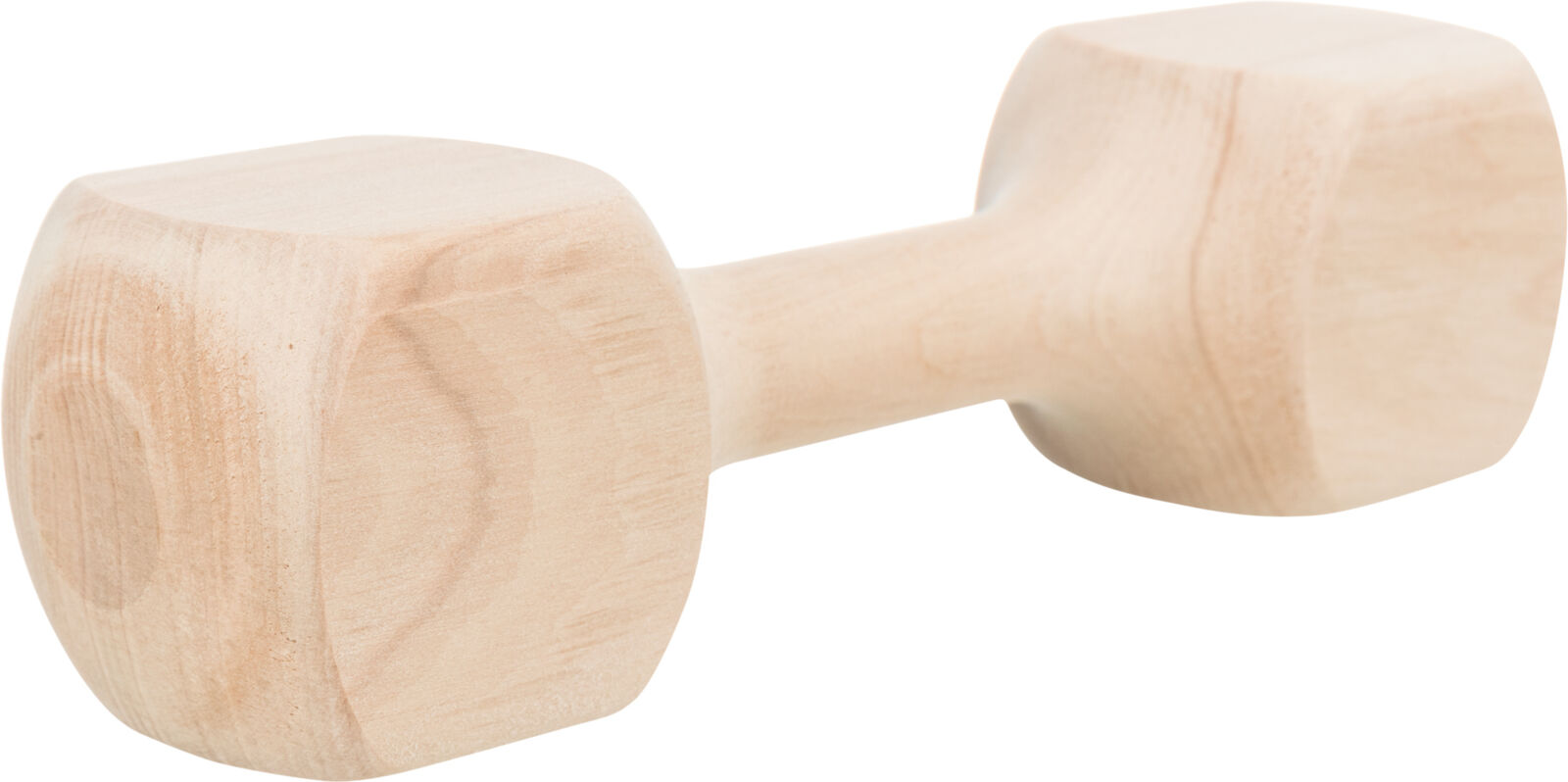 Petshop - Jucarie de Aport pentru Caini, Gantera, Lemn, 23 cm/400 g 3223