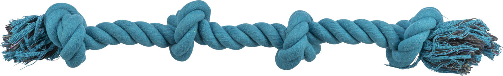 Petshop - Jucarie Pentru Caini, Sfoara Cu 4 Noduri, 360 g/54 cm, Diverse Culori