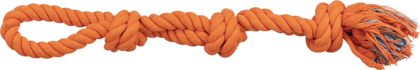 Petshop - Jucarie Pentru Caini, Sfoara Dubla Cu Noduri Si Maner, 500 g/60 cm