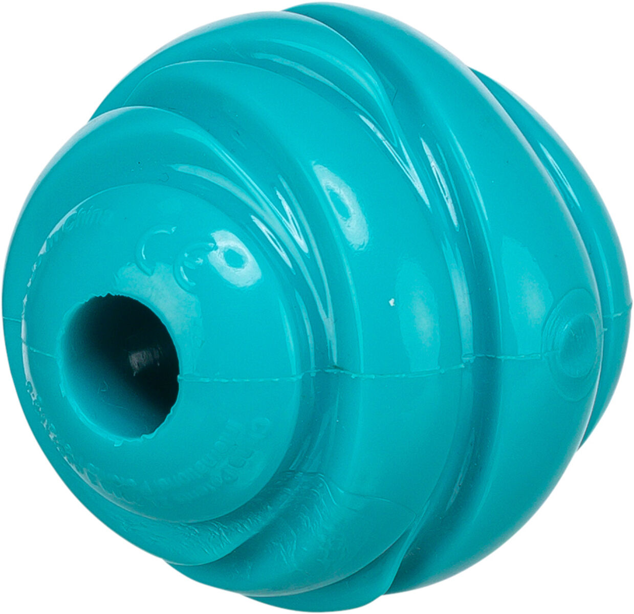 Jucarie Pentru Caini, Minge Super Strong, TPR, 6 cm, Petrol [1]