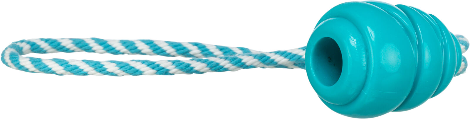Jucarie Pentru Caini, Jumper cu Franghie, TPR, 33/5.1 cm, Petrol [1]